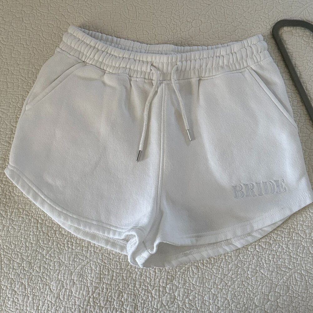 Six Stories Bride Statement Shorts - White